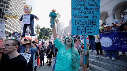 Протесты в Лос-Анджелесе, Калифорния