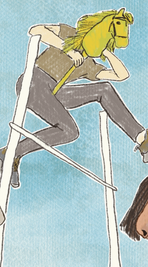 Изображение-Пока взрослые смеются над хоббихорсингом, подростки зарабатывают на нем