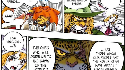 One Piece. Глава 877. Педро говорит о том, что Соломенные Шляпы приведут мир к новому рассвету