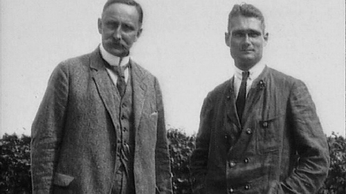 Карл Хаусхофер и Рудольф Гесс, 1920